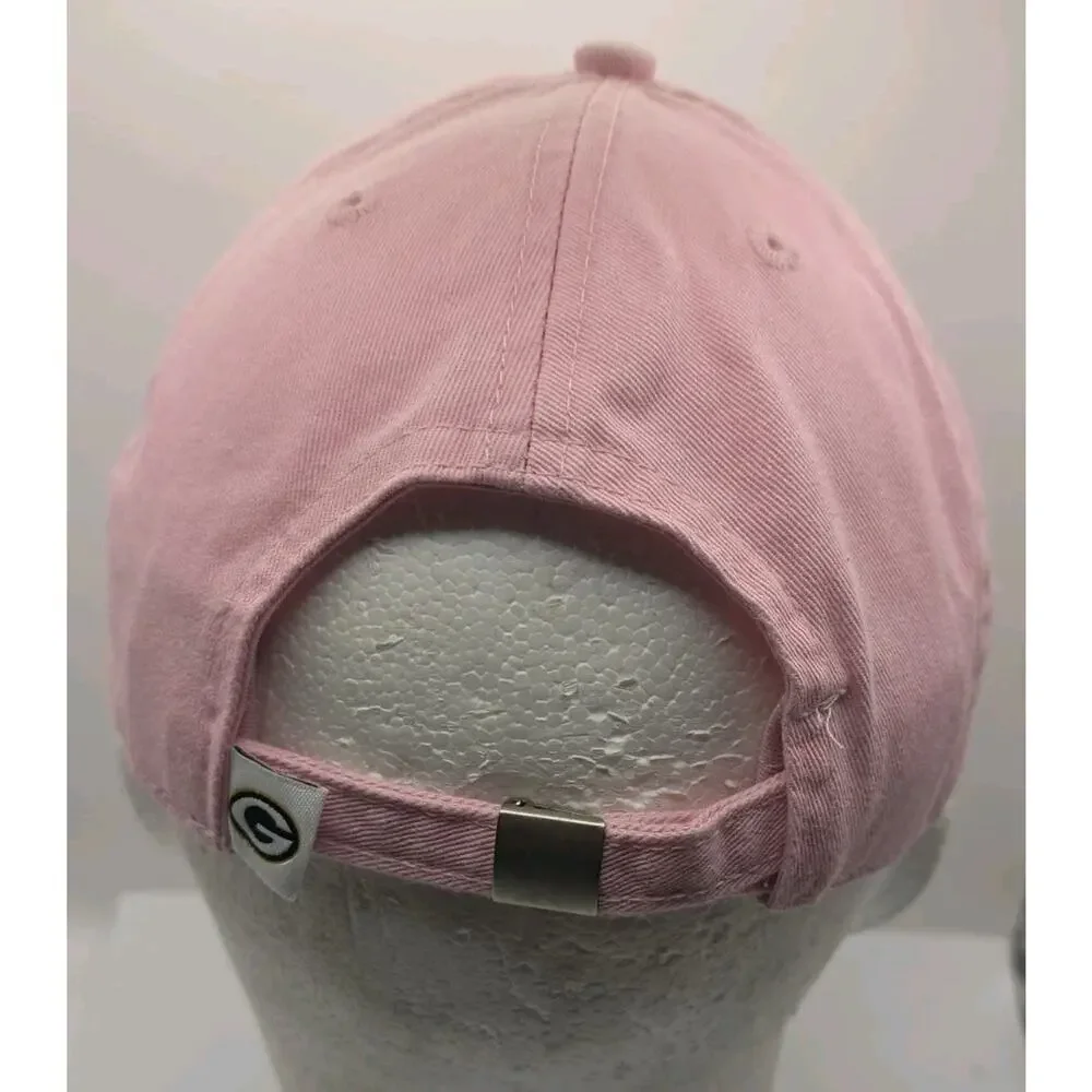 Green Bay Packers Pink NFL‎ Dad Cap Strapback Hat G Logo